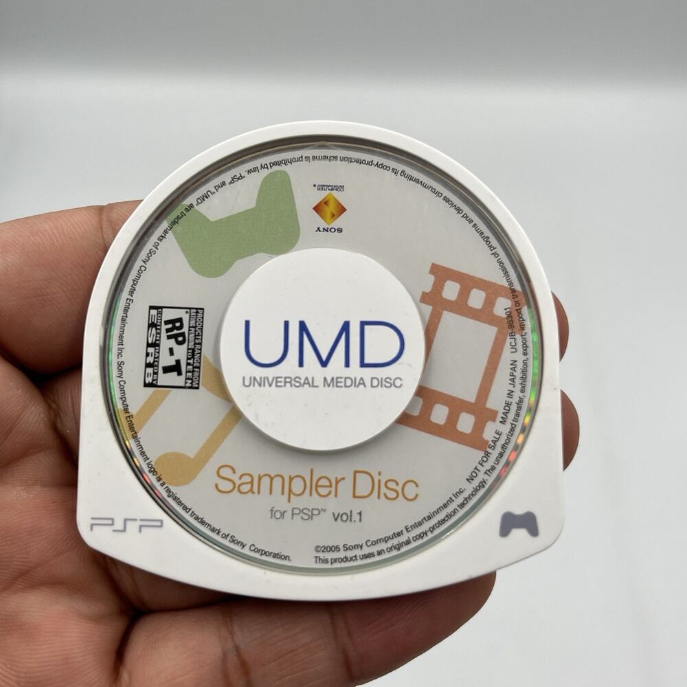 Sampler Disc Volume 1 - Sony Playstation Portable PSP Tested Authentic
